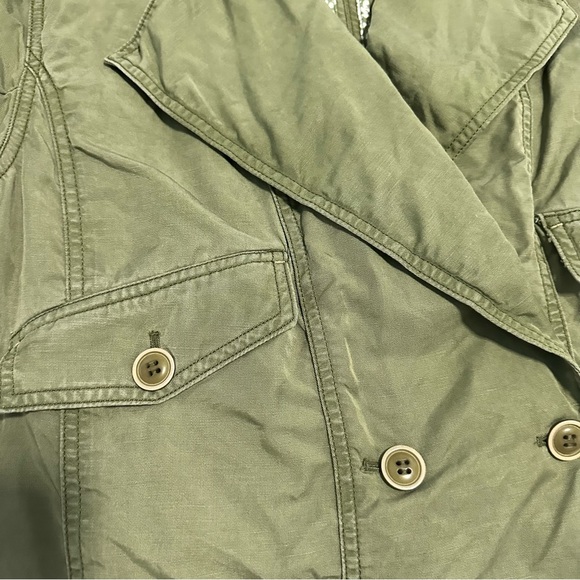 Anthropologie Oversized Cropped Aviator Jacket - Picture 6 of 8